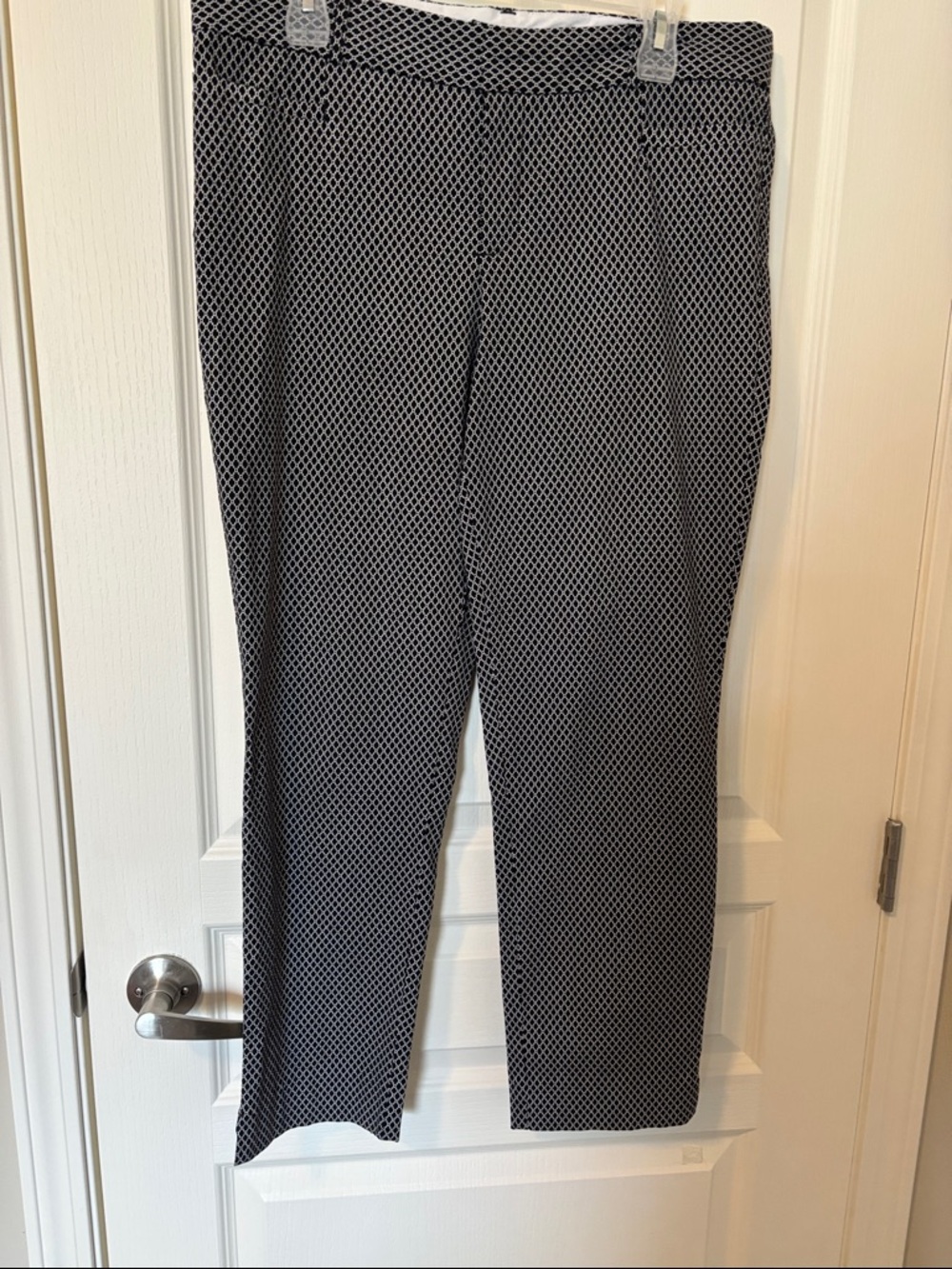 Point Zero Ladies Black and White Patterned Dress Pants